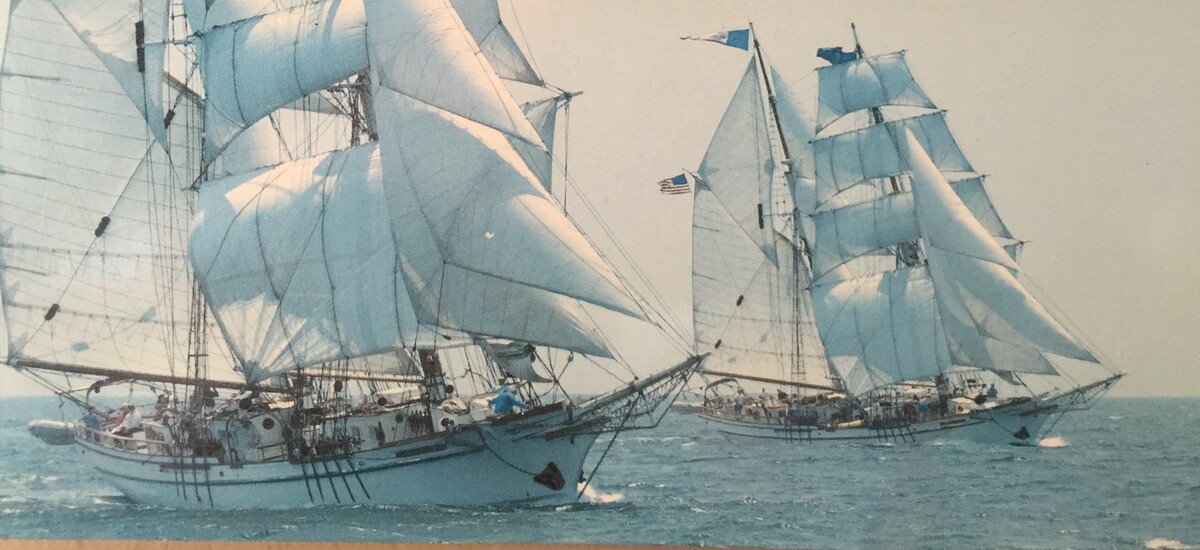 Catalina Cruise on a LAMI Tall Ship  Banner