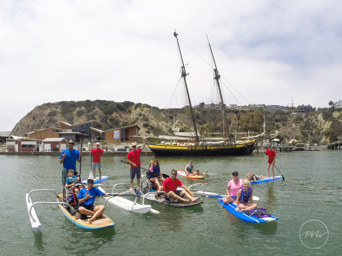 Adaptive Freedom Foundation Paddle Day with Just Like Me Banner