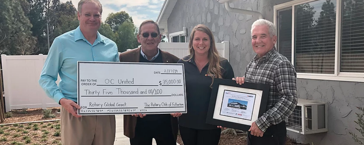 Fullerton Rotary Club Banner